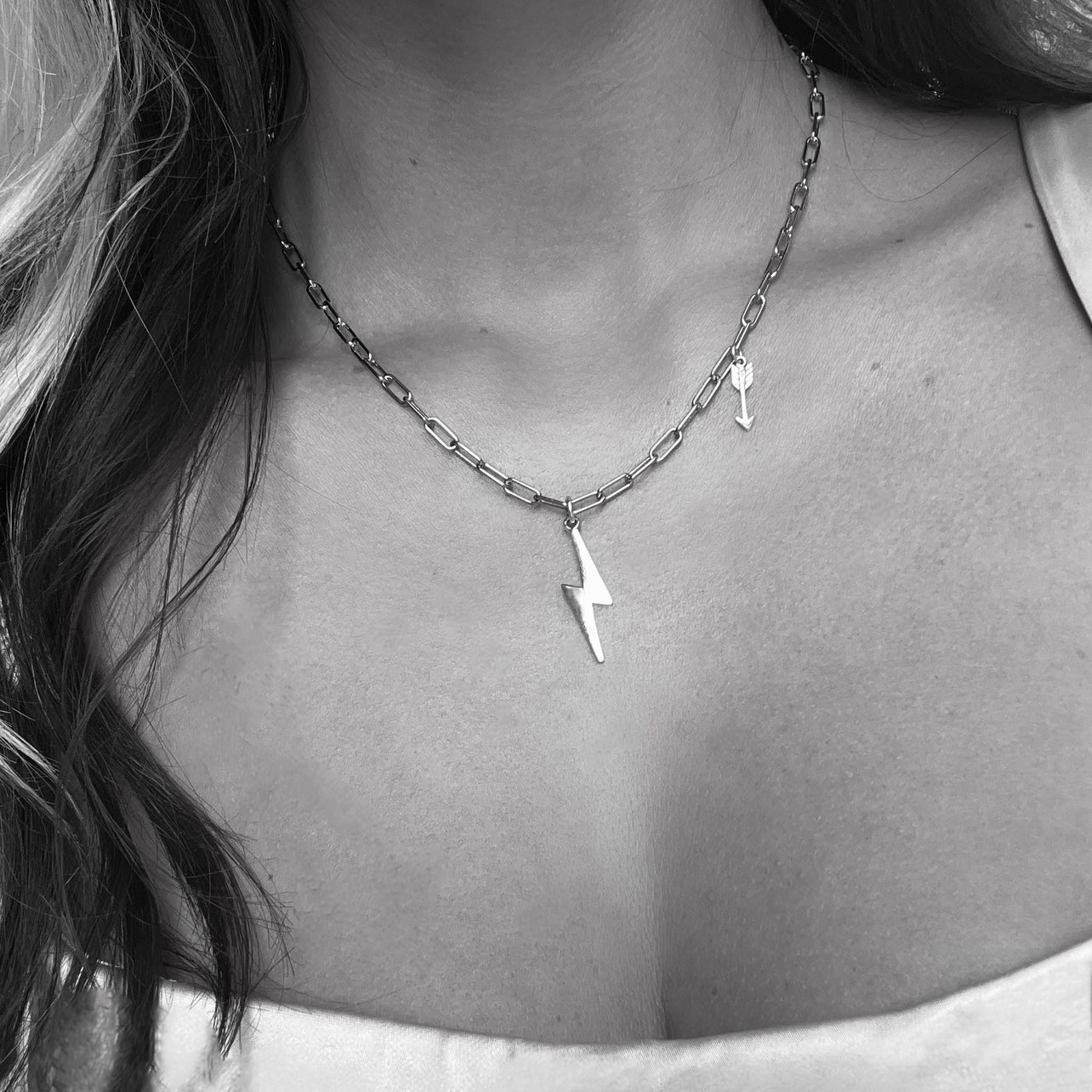Bowie Necklace Silver