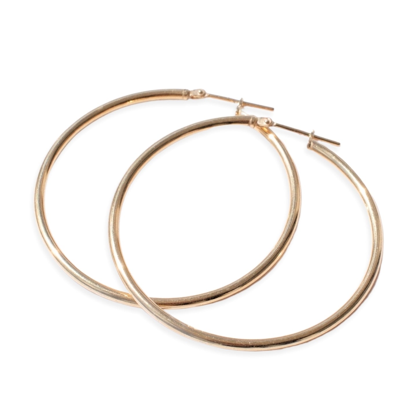 Large Hoops Gold