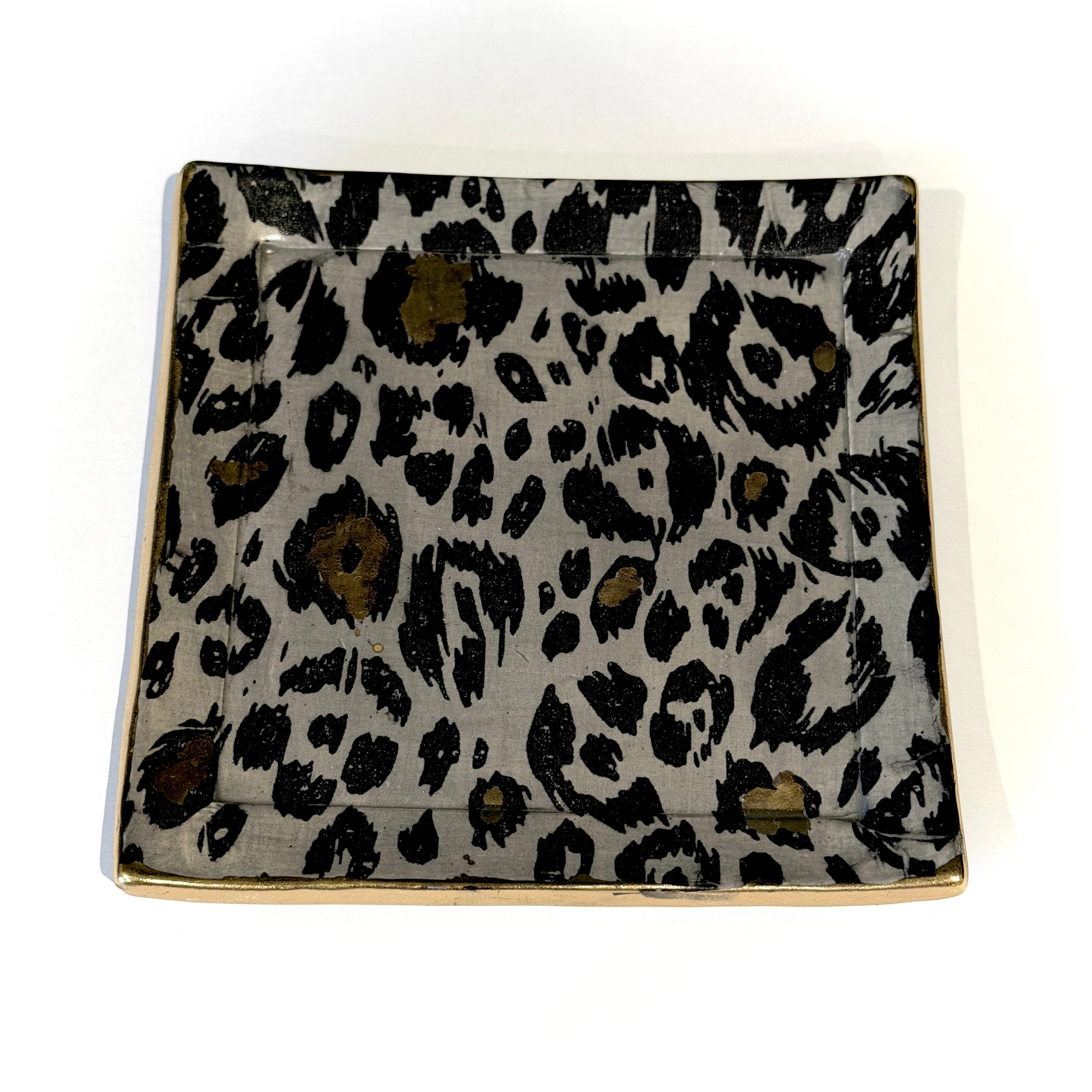 Leopard Print Trinket dish