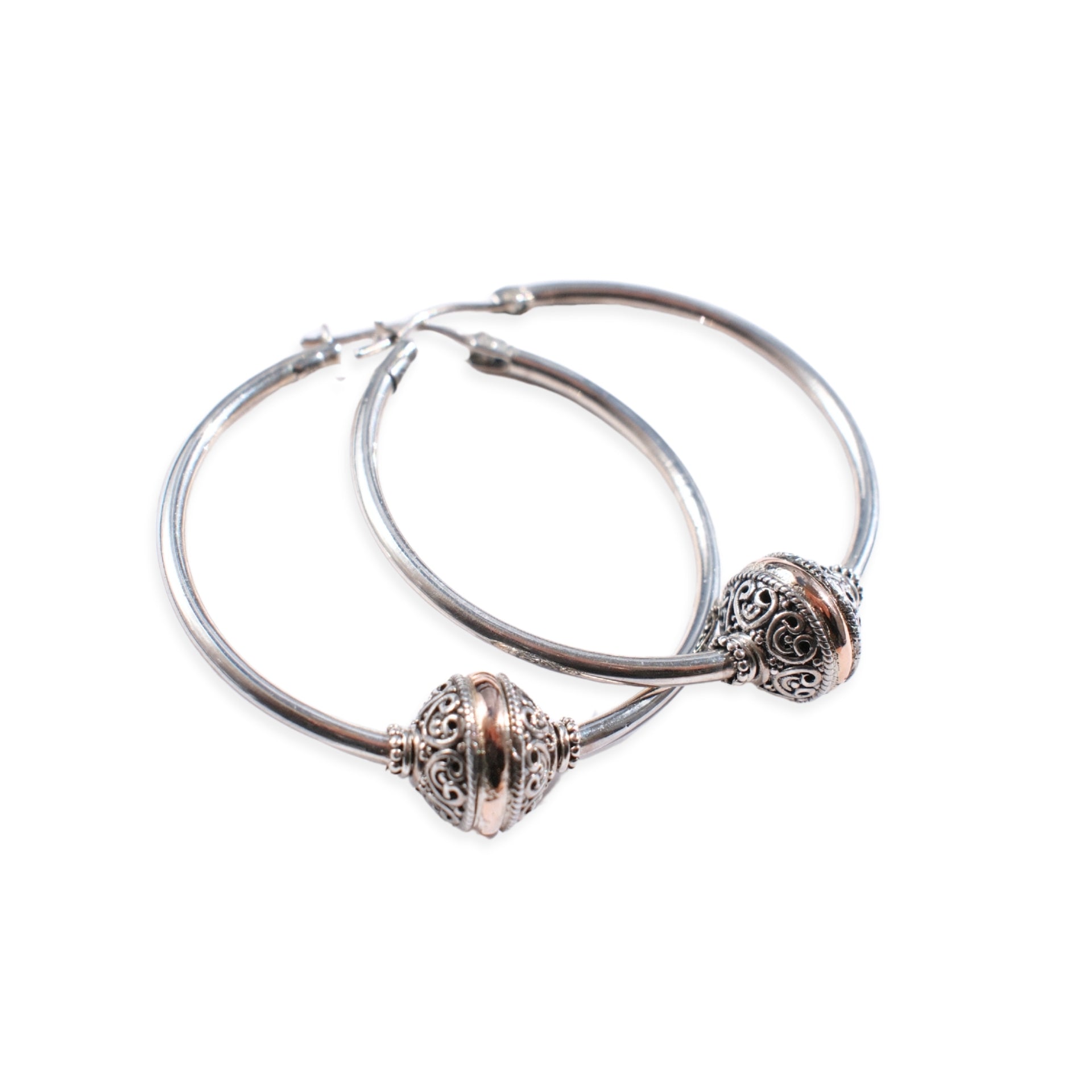 Large Hoops - ‘Disco Ball’