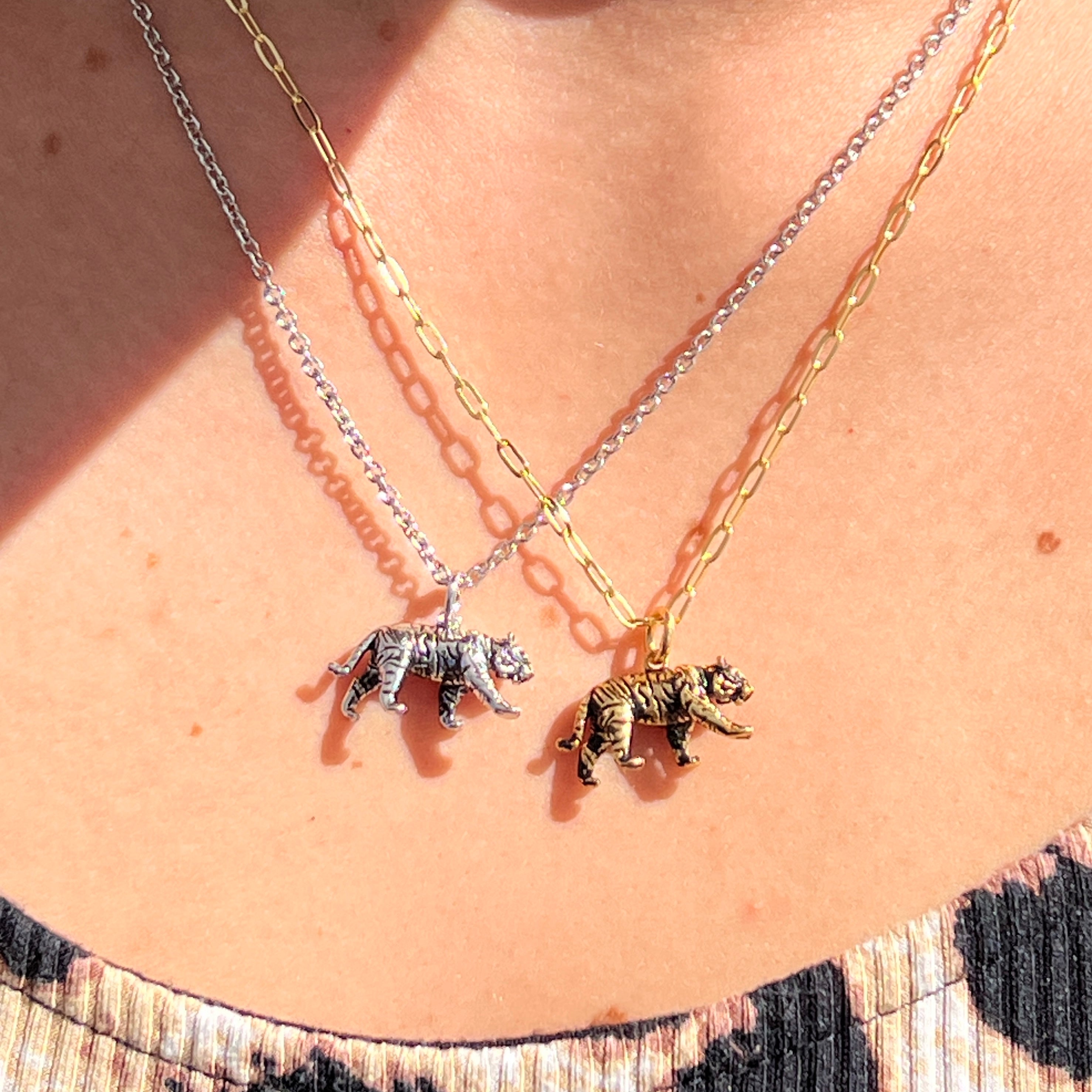 Born to be Wild Silver Necklace