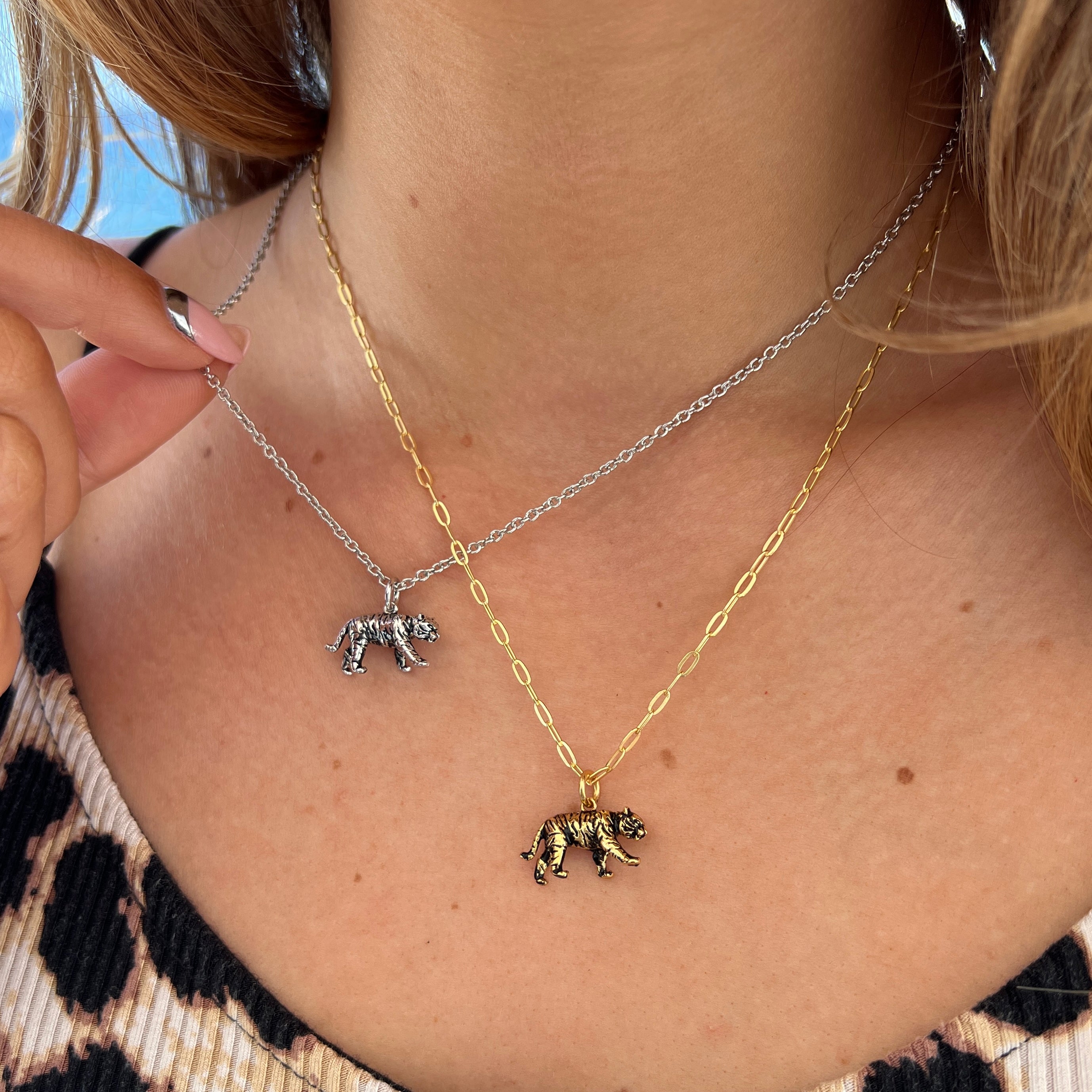 Born to be Wild Silver Necklace