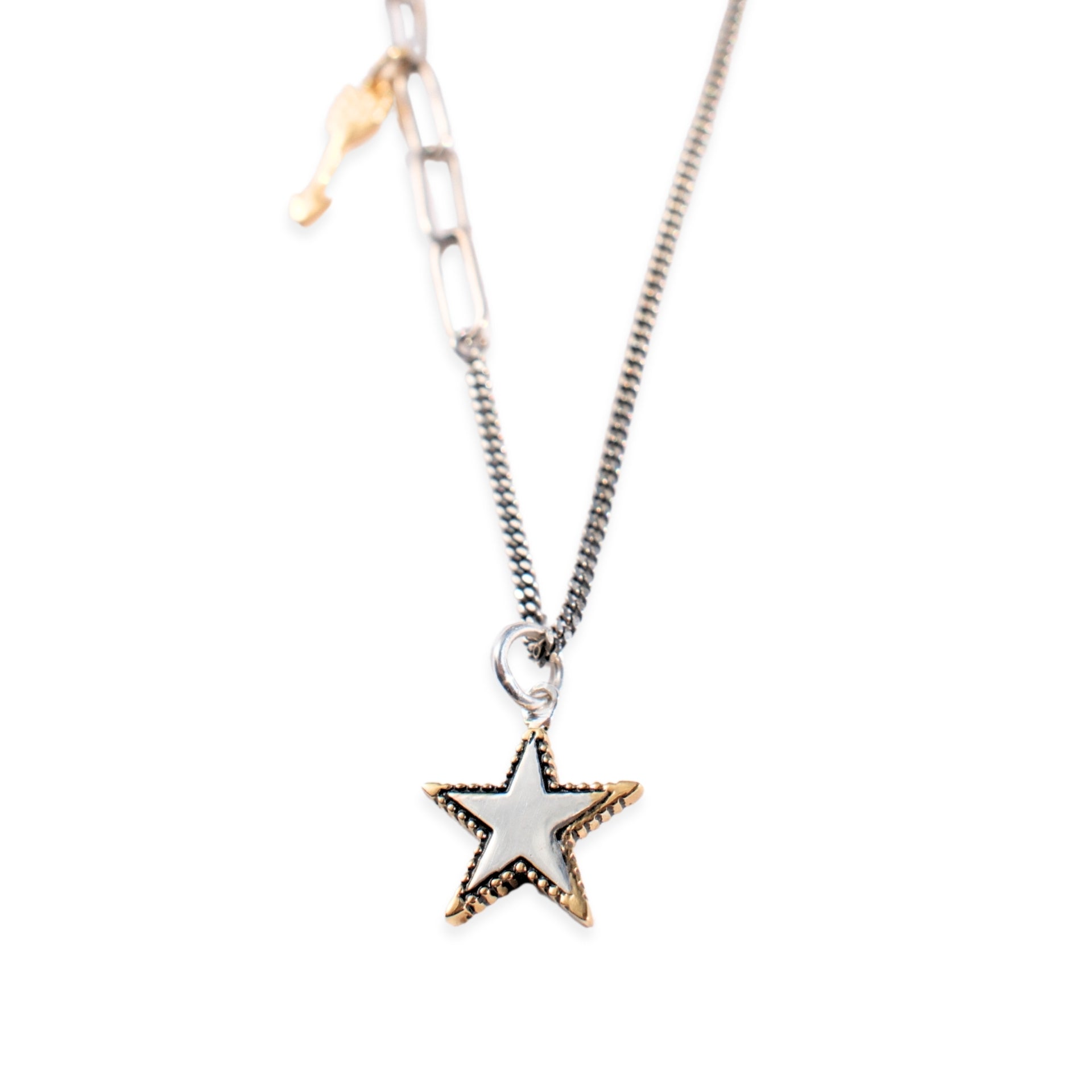 Punk Rock Mixed Metal Necklace