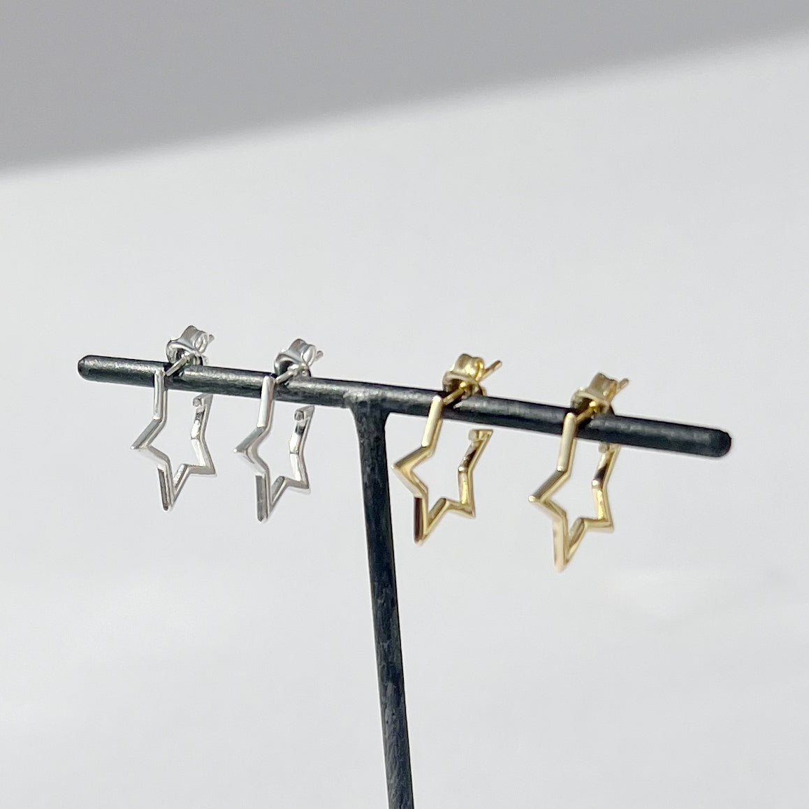 Superstar Silver Hoops