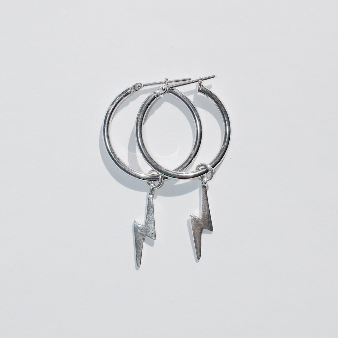 Small Hoops - Bowie Bolts
