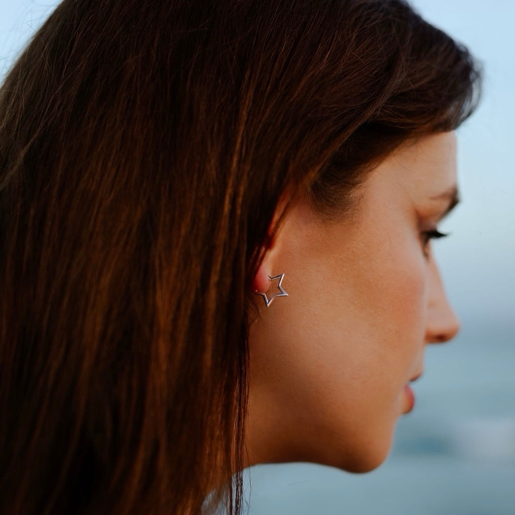 Superstar Silver Hoops