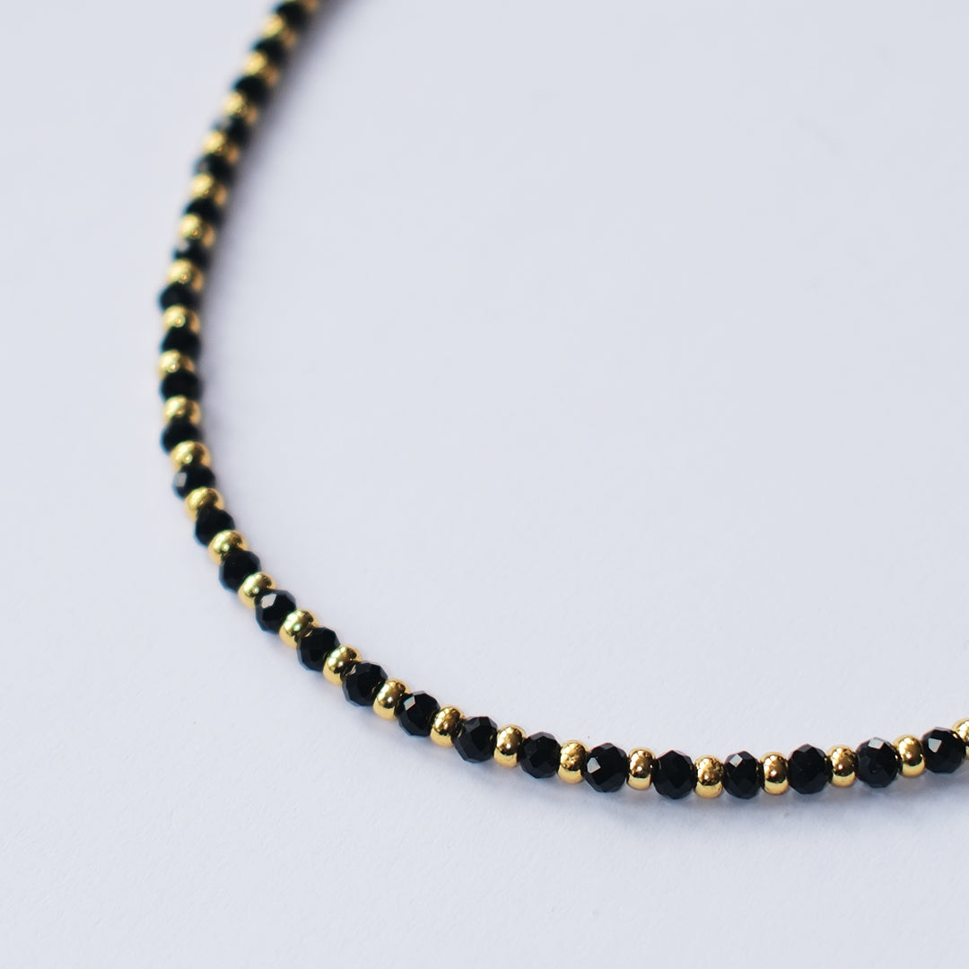 Eclipse Necklace - Black & Gold