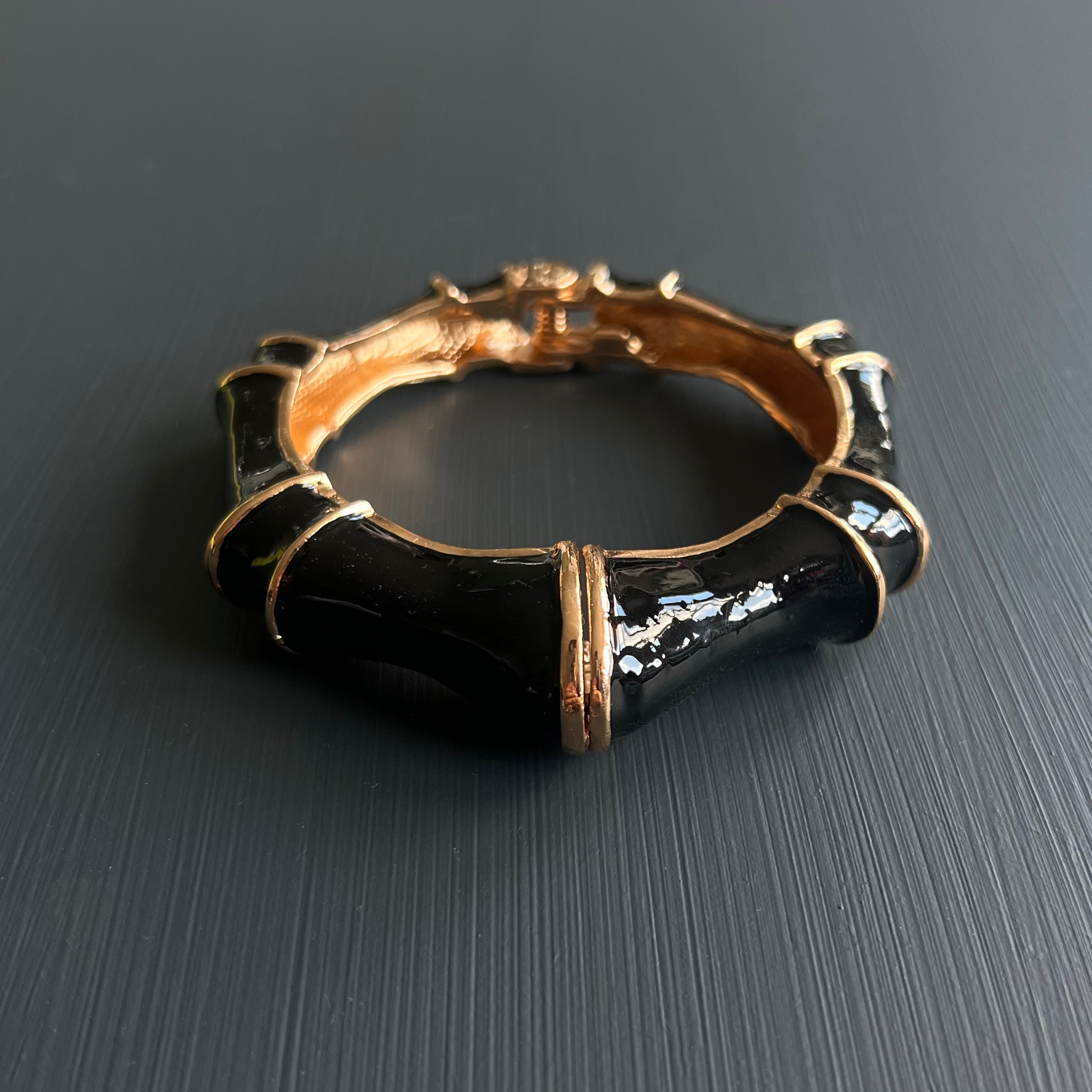 Bamboo Beauty enamel bangle