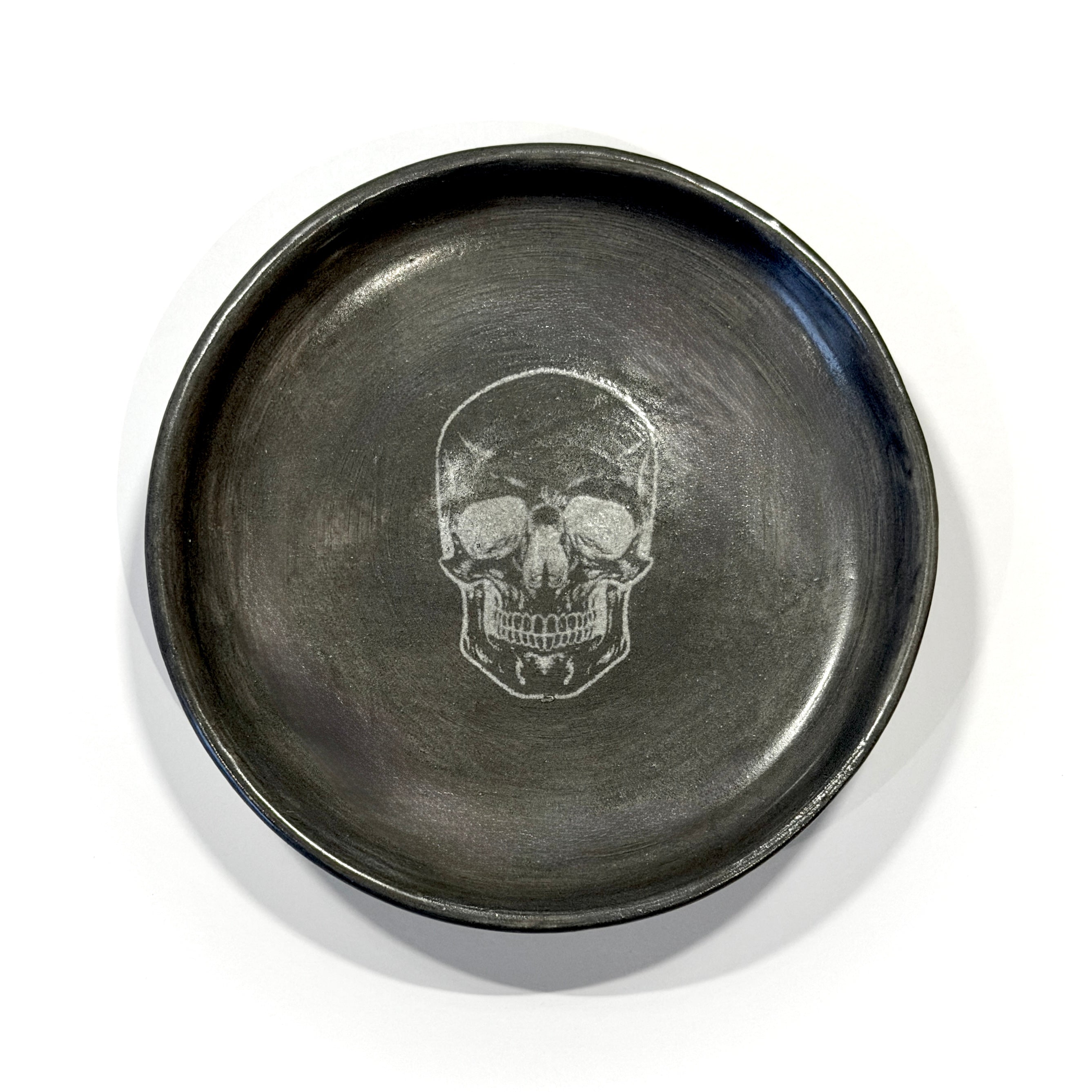 Small Skull Trinket dish - grey