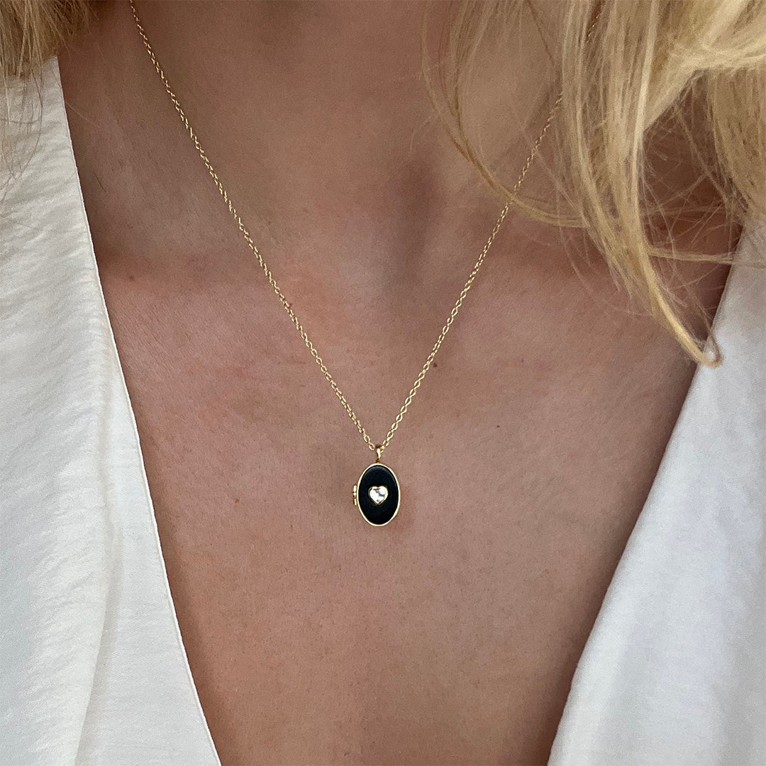 Little Heart Locket necklace gold