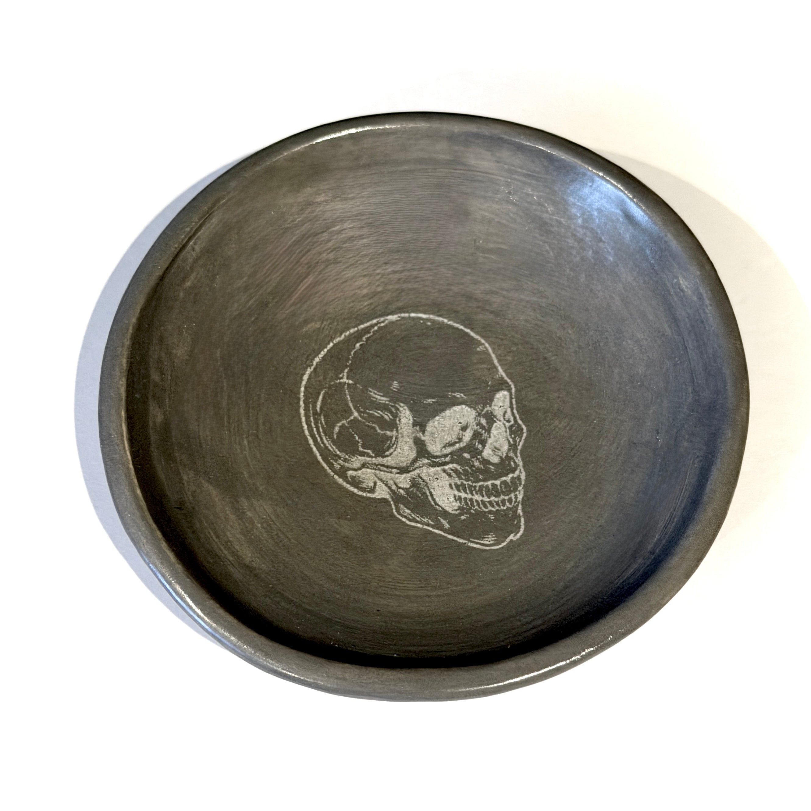 Small Skull Trinket dish - grey