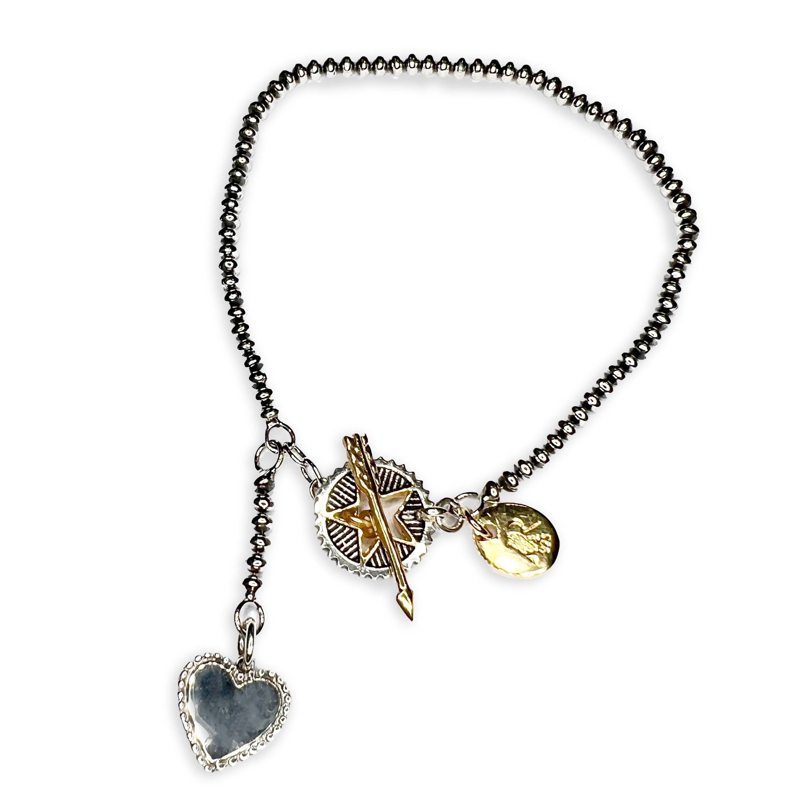 Rock Star Gold and Silver Bracelet