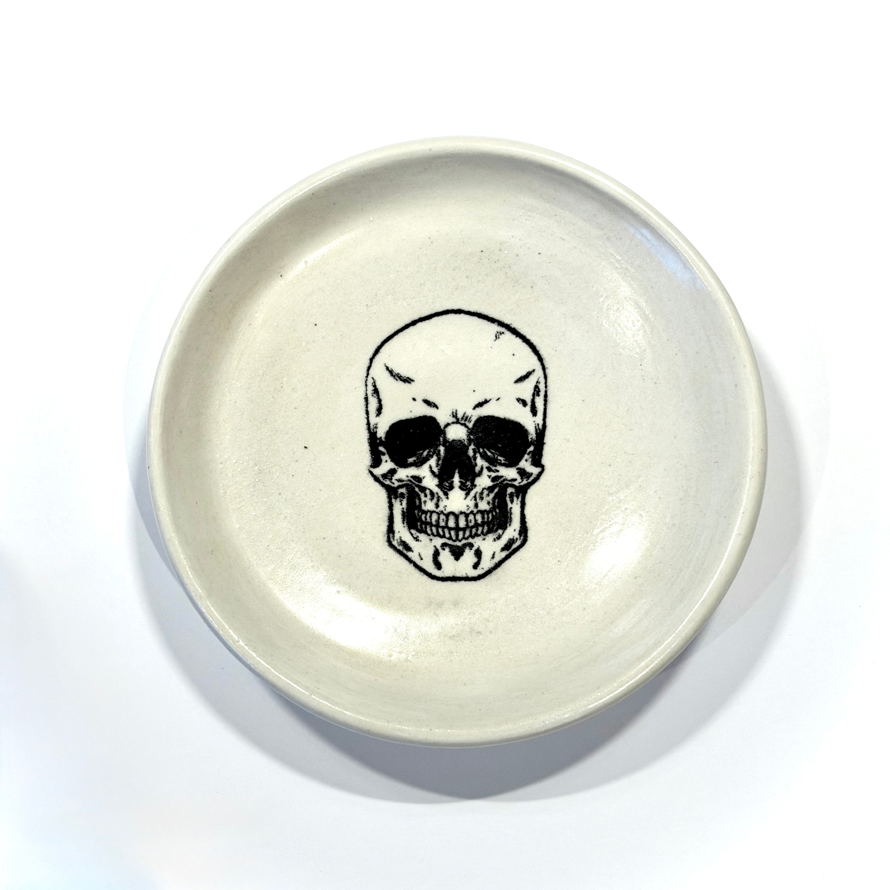 Small Skull Trinket dish - bone