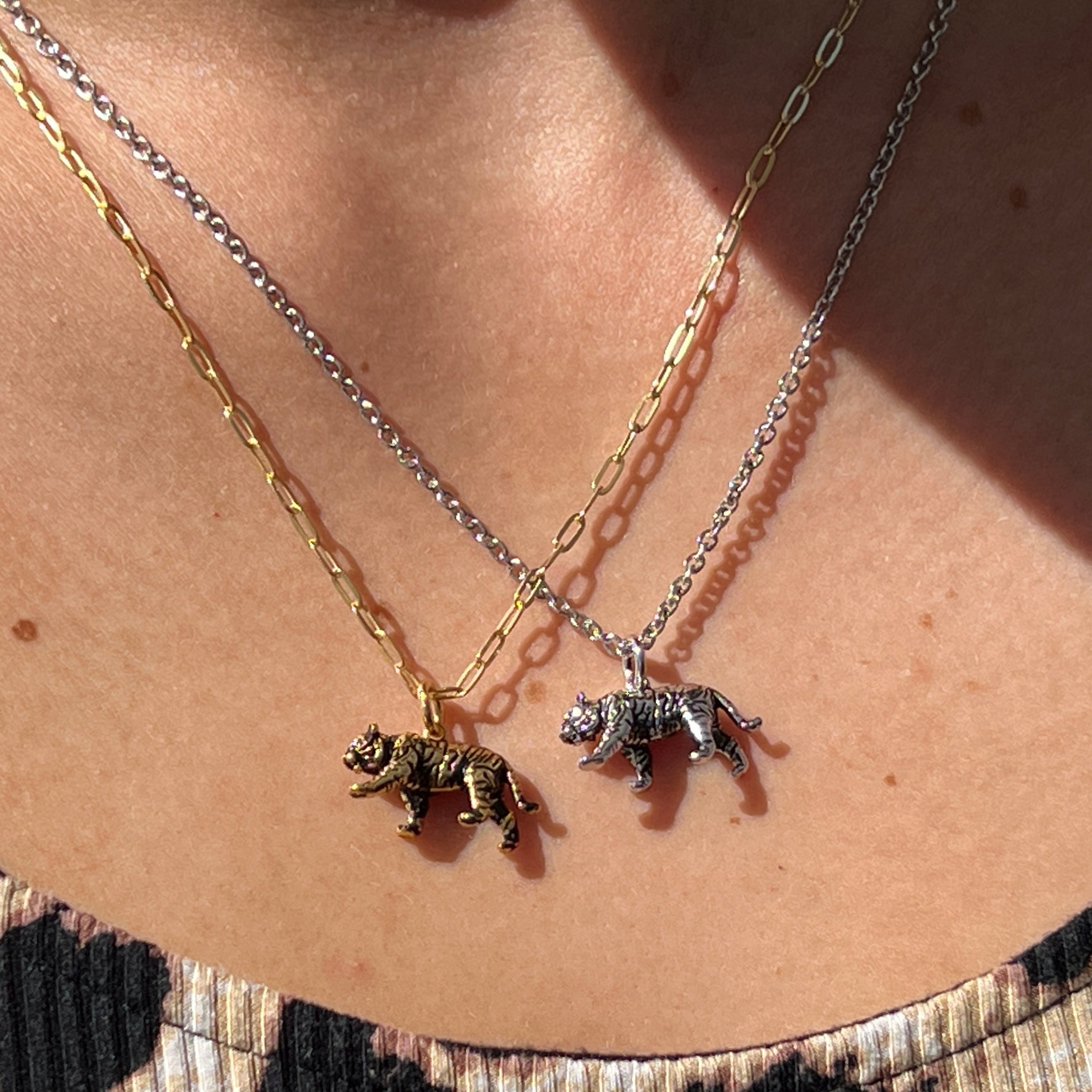 Born to be Wild Silver Necklace