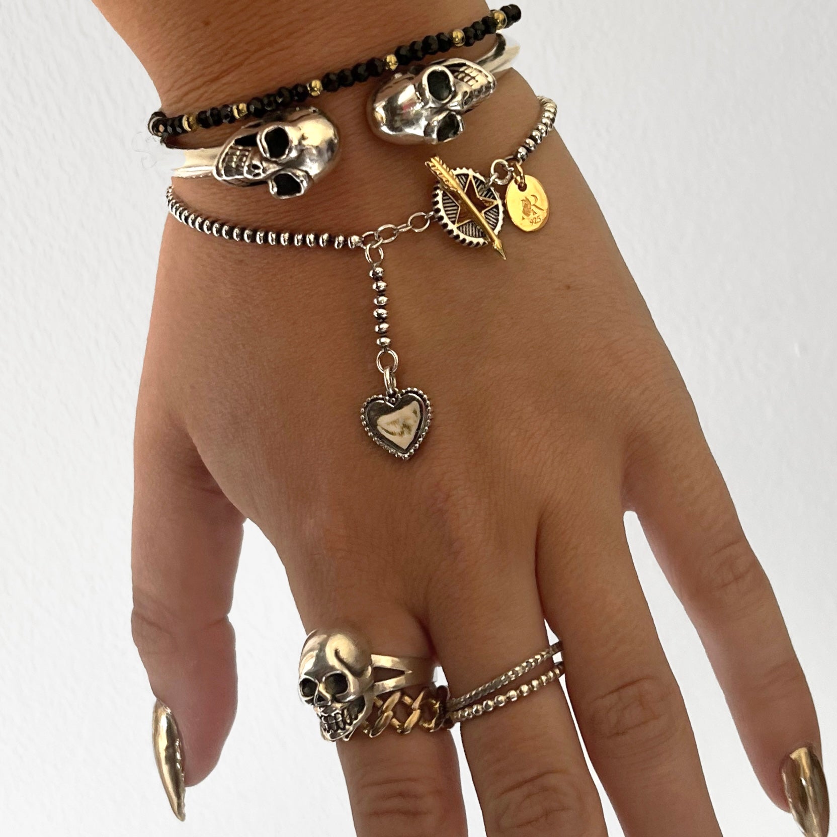 Rock Star Gold and Silver Bracelet