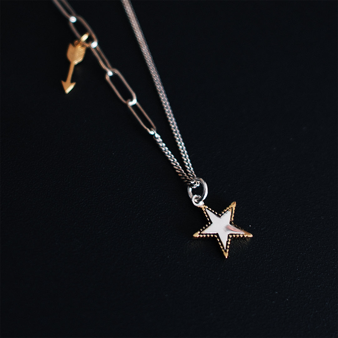 Punk Rock Mixed Metal Necklace