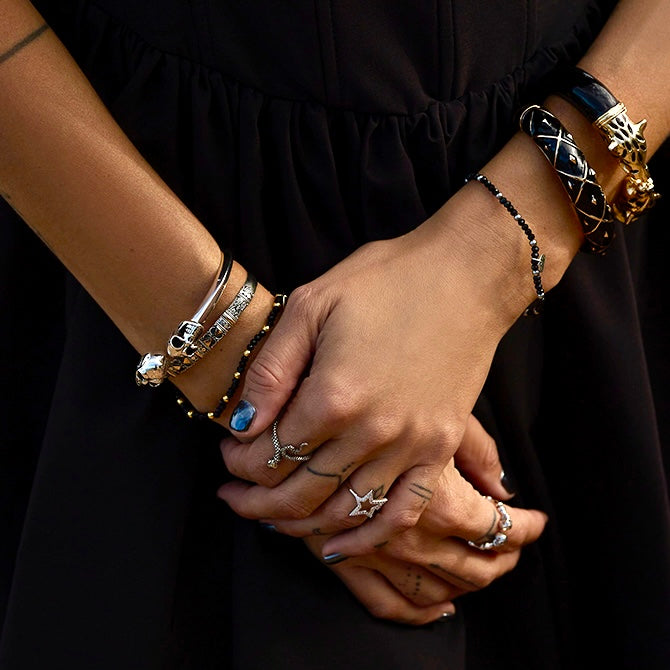 Superstar diamanté ring