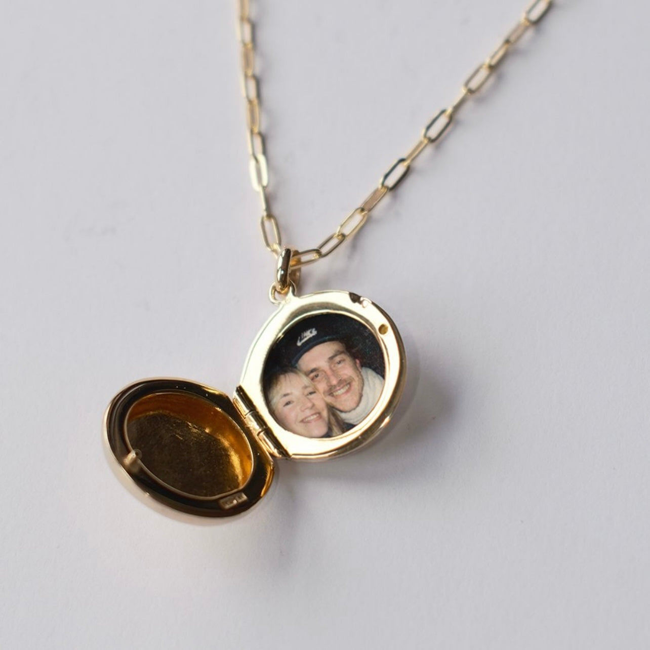 Starburst Locket necklace gold