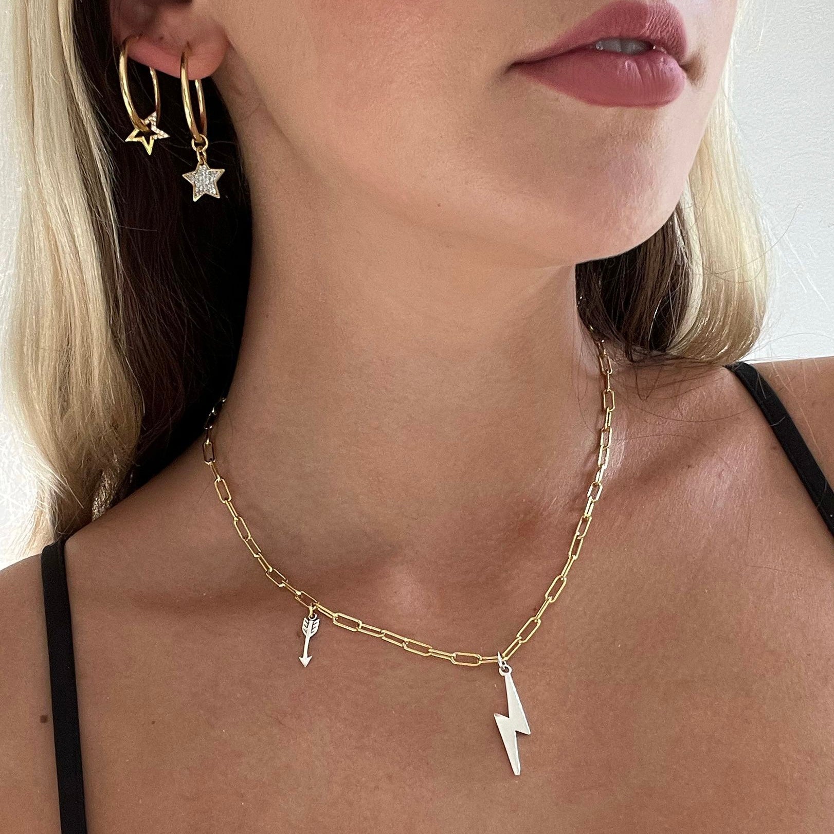 Bowie Necklace Gold
