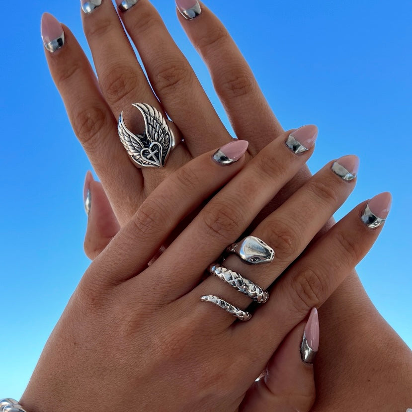 Medusa Snake ring