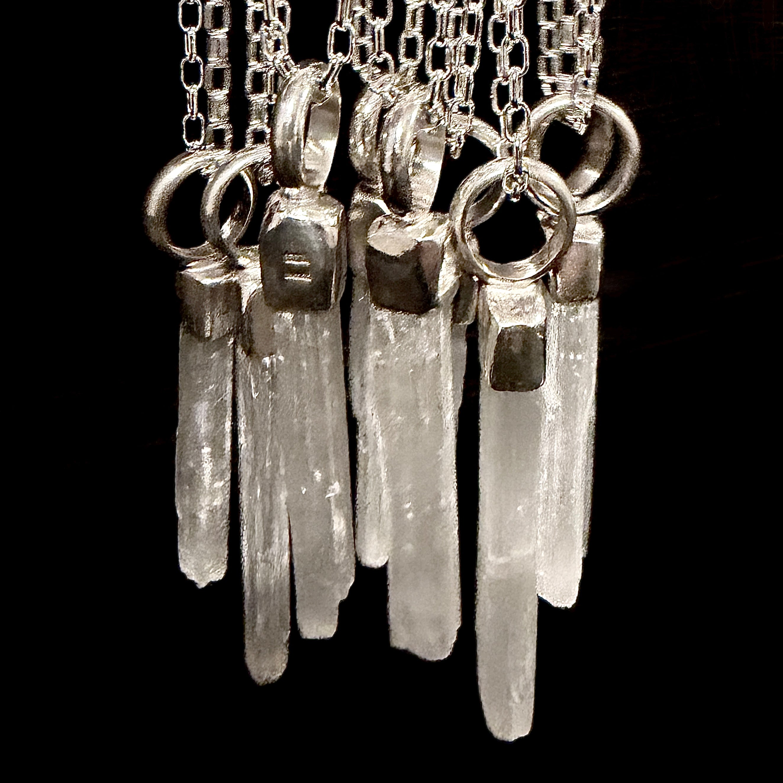 Crystal Goddess Necklace - Selenite