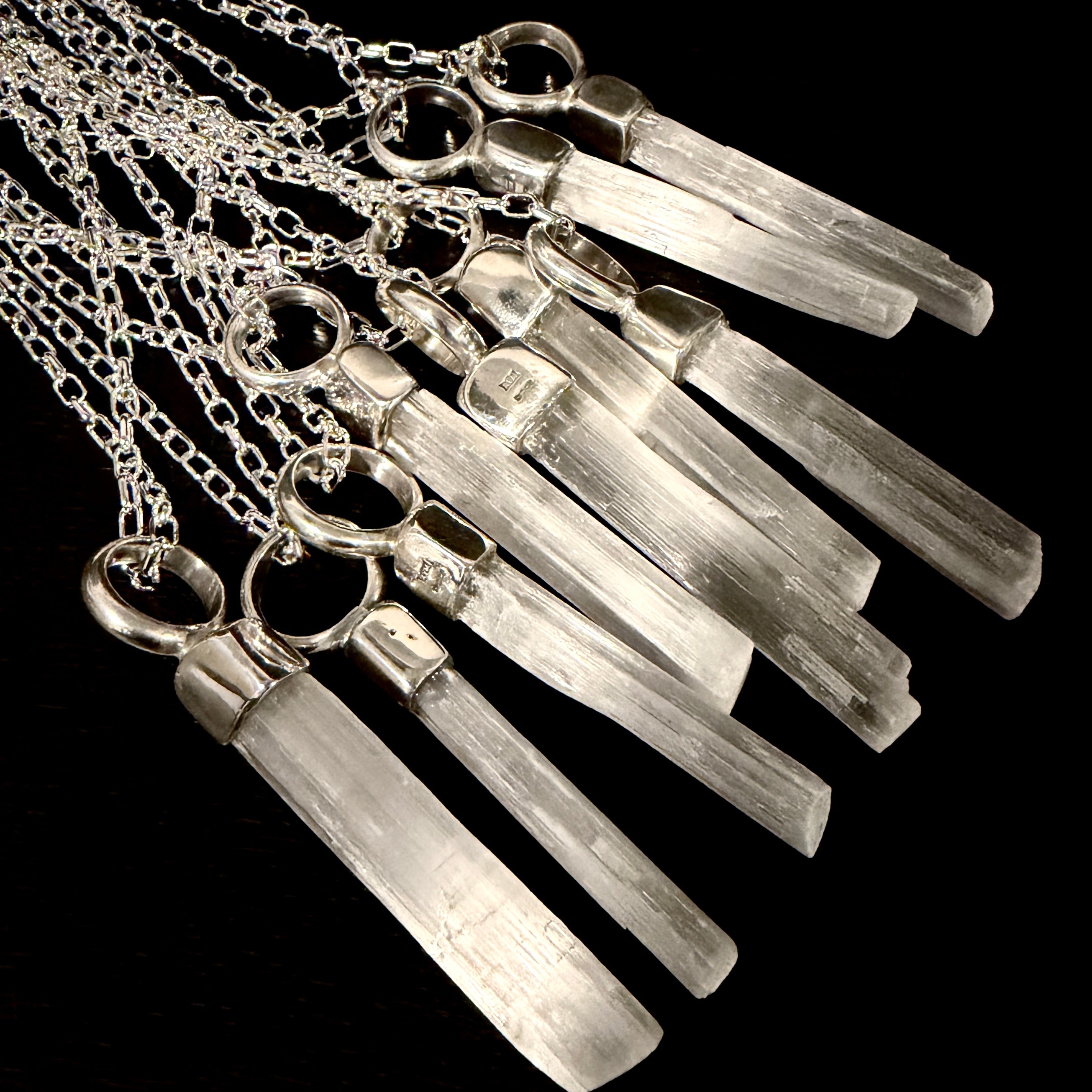 Crystal Goddess Necklace - Selenite