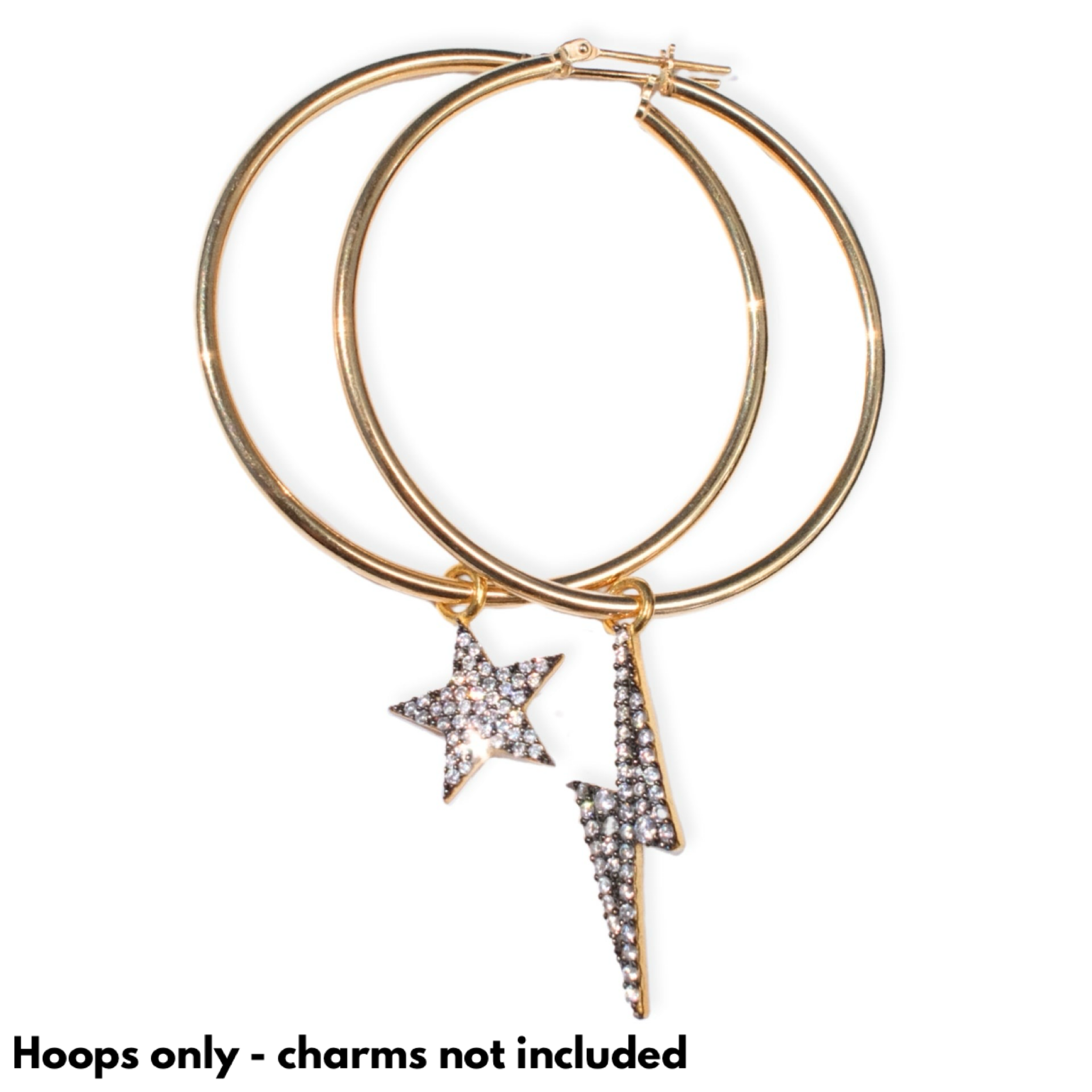 Large Hoops Gold