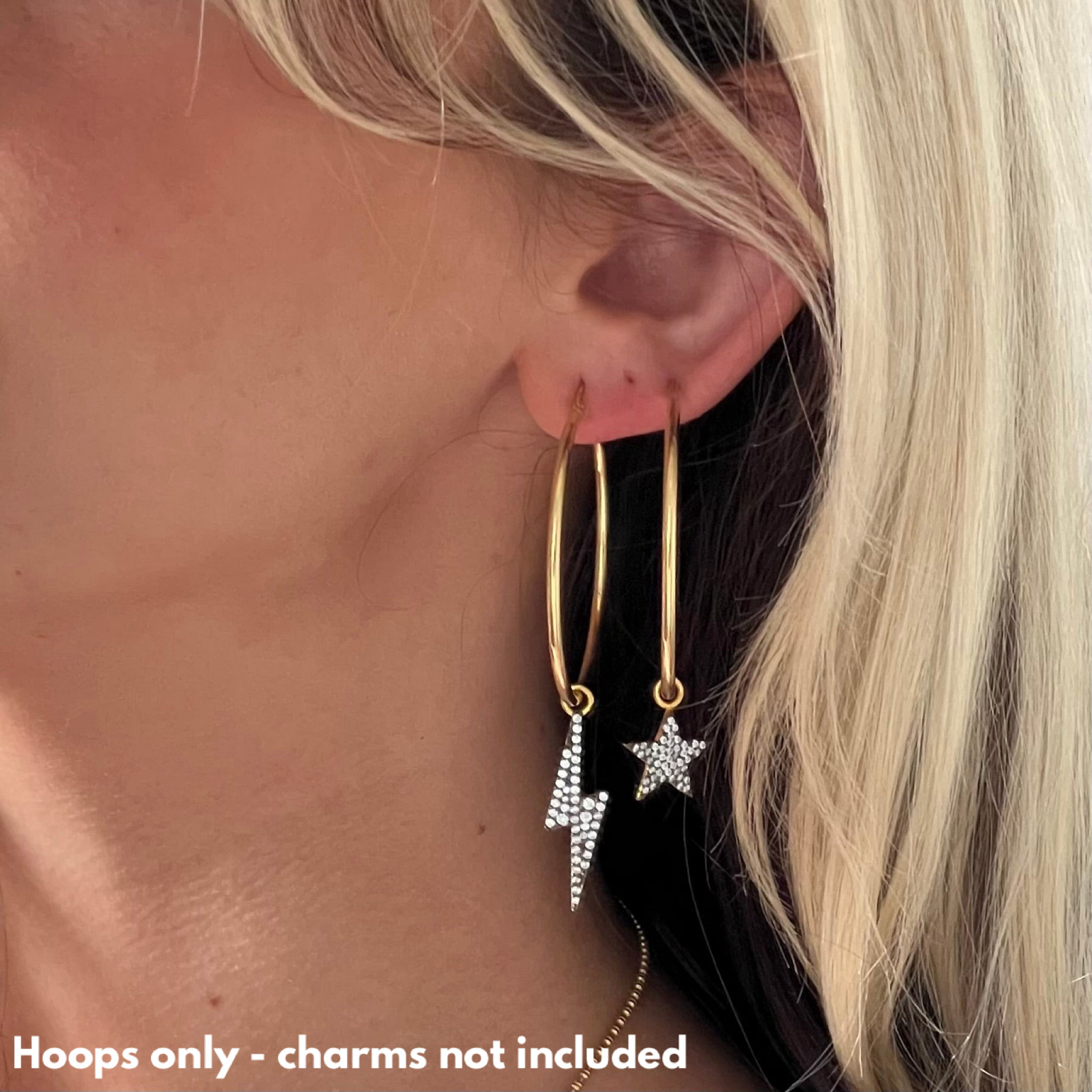 Large Hoops Gold