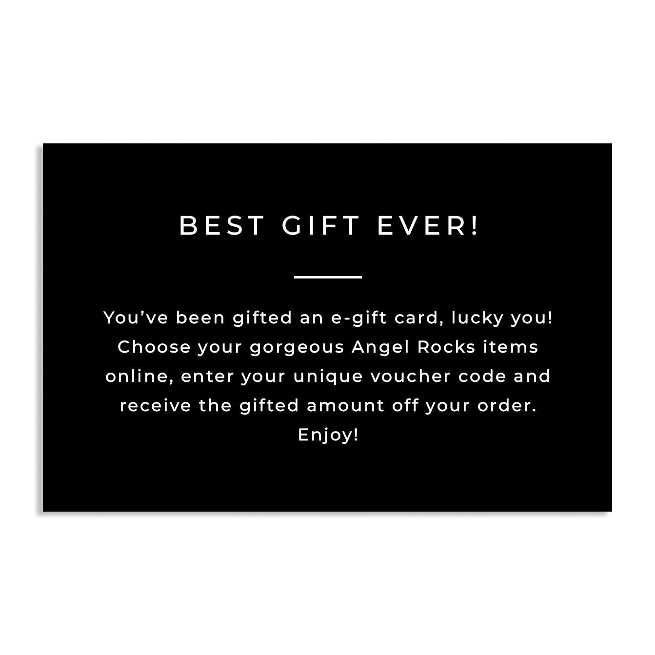 Angel Rocks E-Gift Card