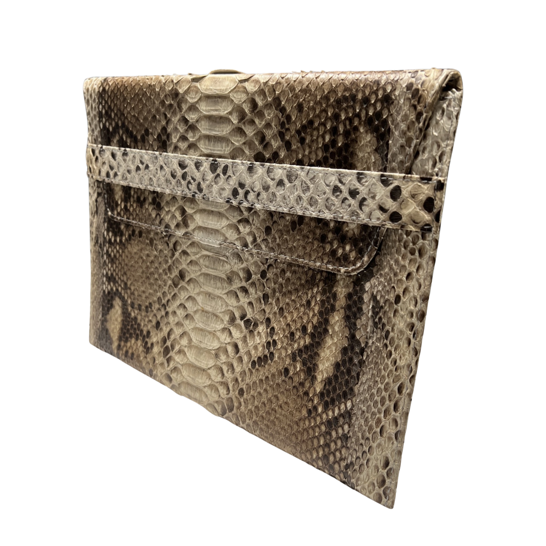 Envelope Clutch Bag Organiser Natural Tan