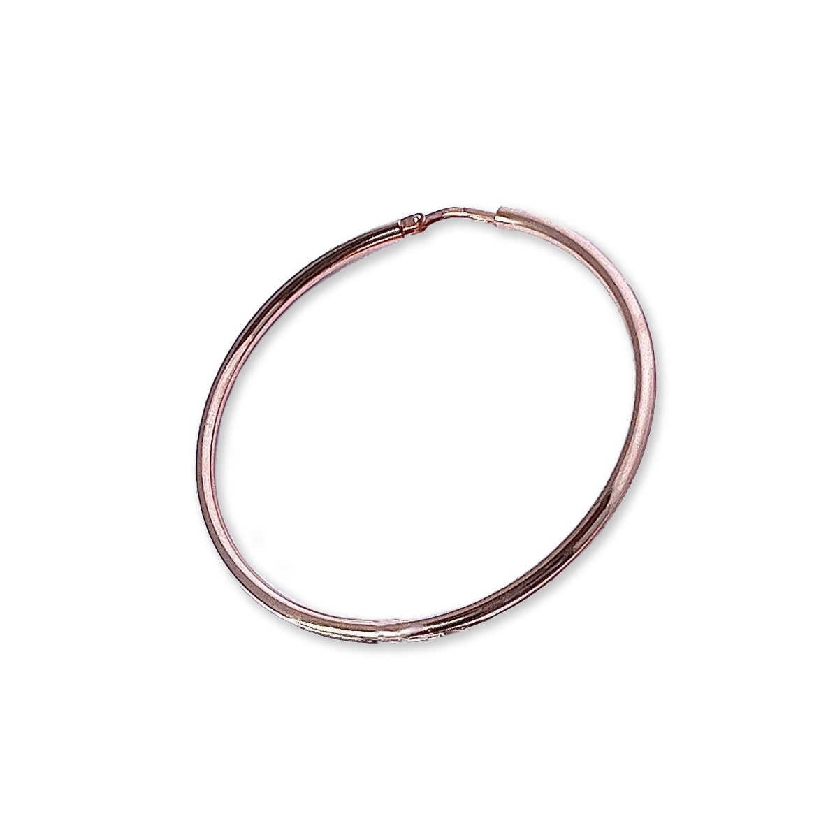 Large Hoops Rose Gold