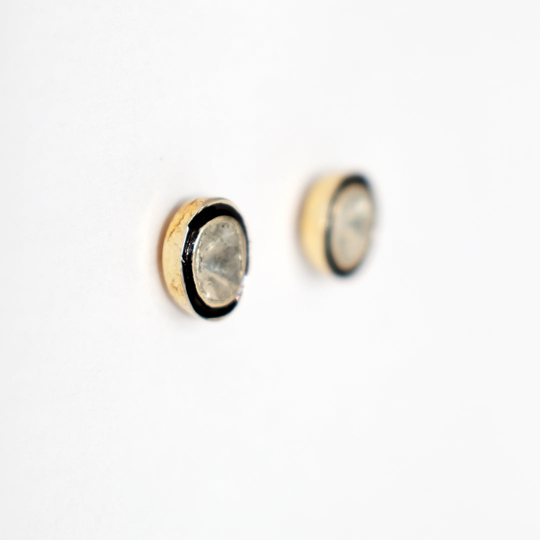 Diamond Stud Earrings gold