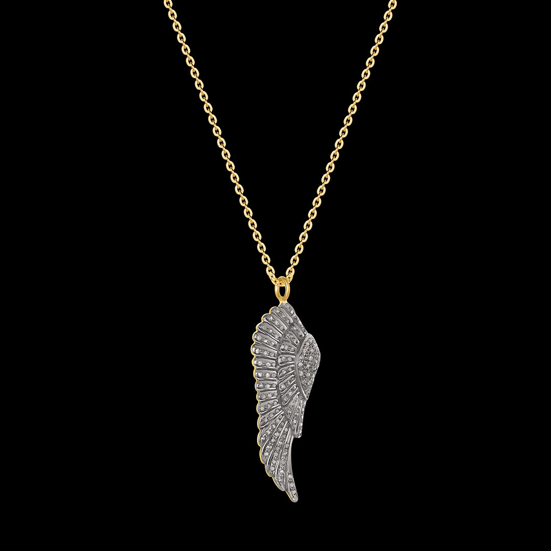 Diamond Small Angel Wing Necklace