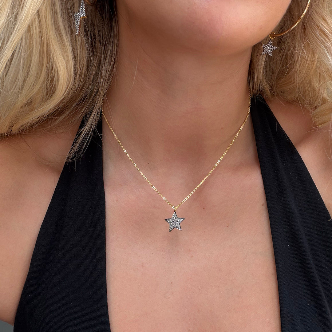Diamond Mini Rock Star Necklace