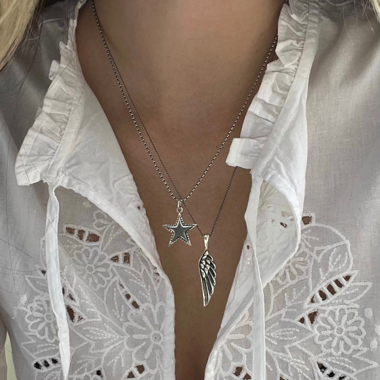 Rock Star All Silver Necklace
