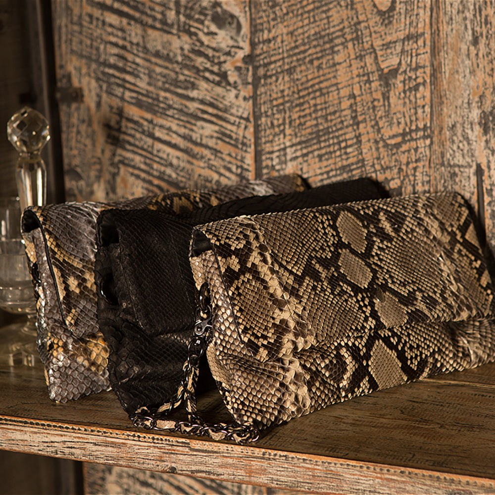 Love Multi Chain Strap Clutch Antique