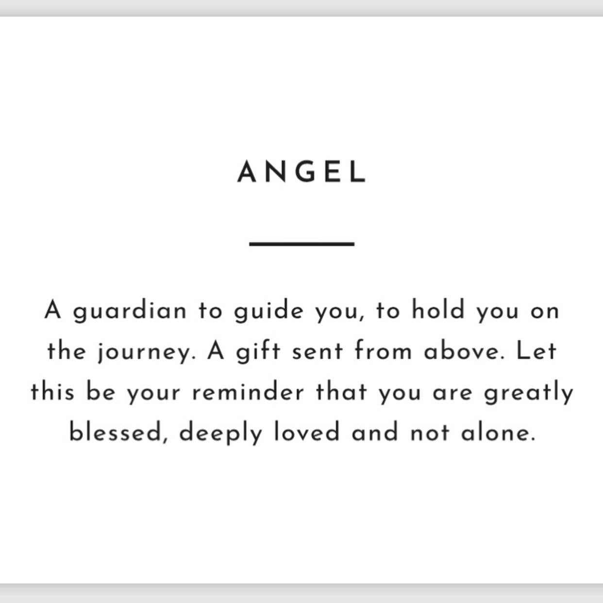 Large Angel Wing Long Necklace