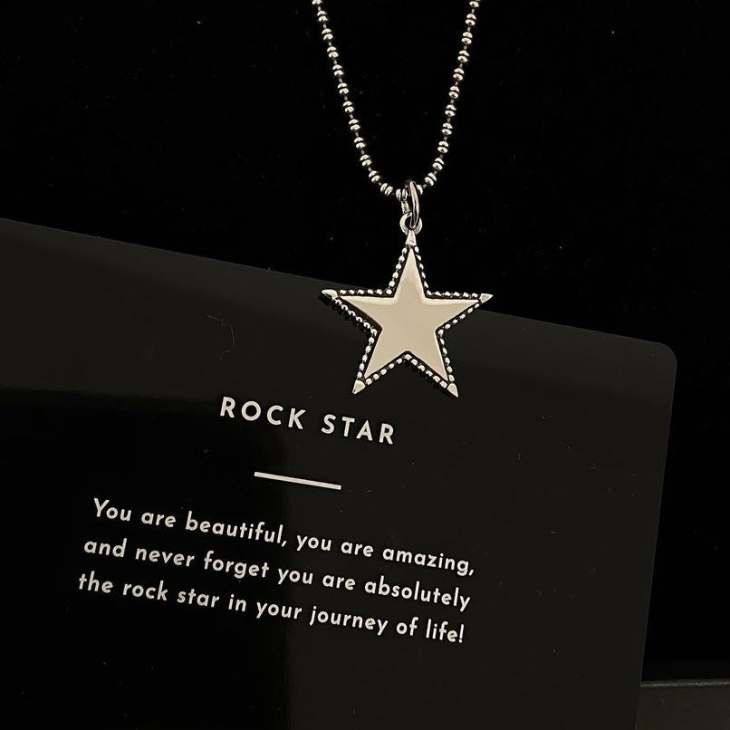 Rock Star All Silver Necklace