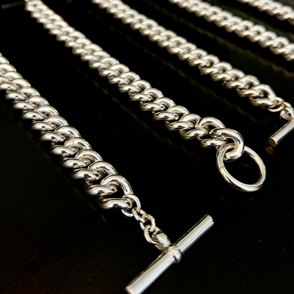 Curb Chain Bracelet Silver