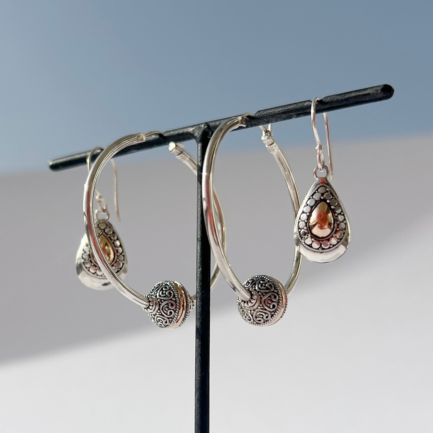 Guardian earrings - ‘Dotty Teardrop’