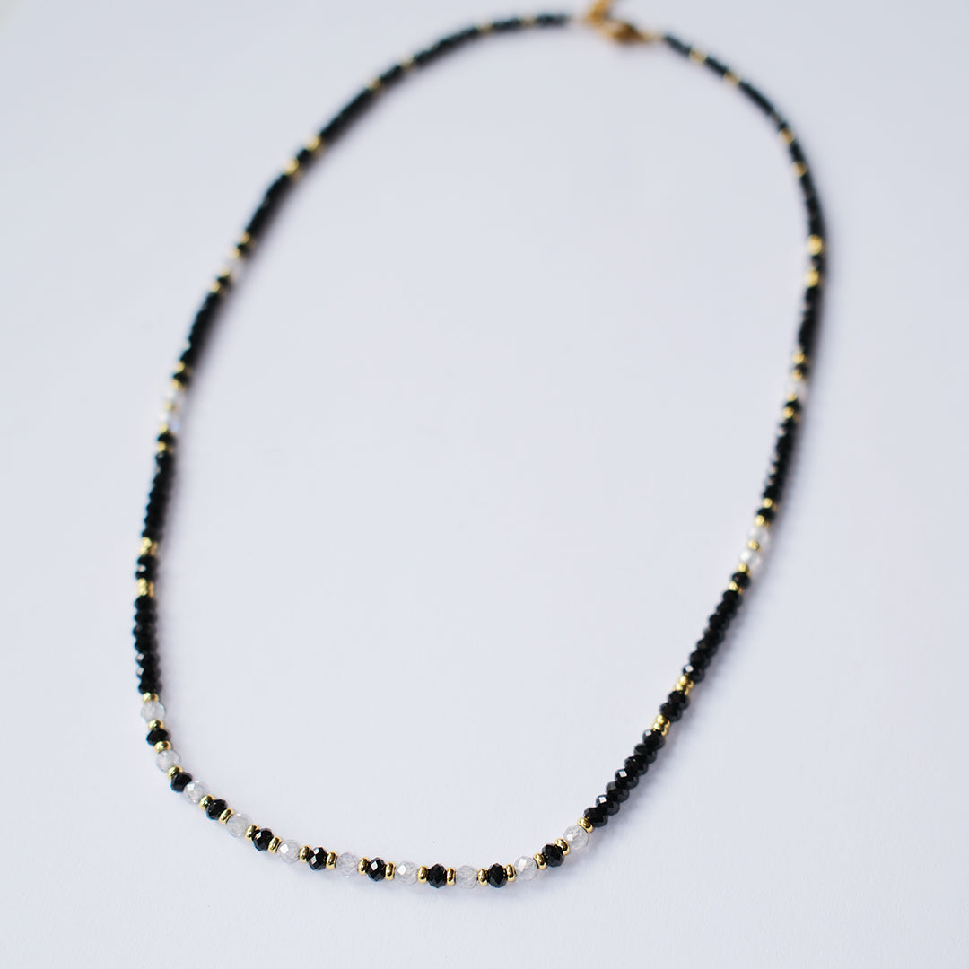 Monochrome Beaded Necklace