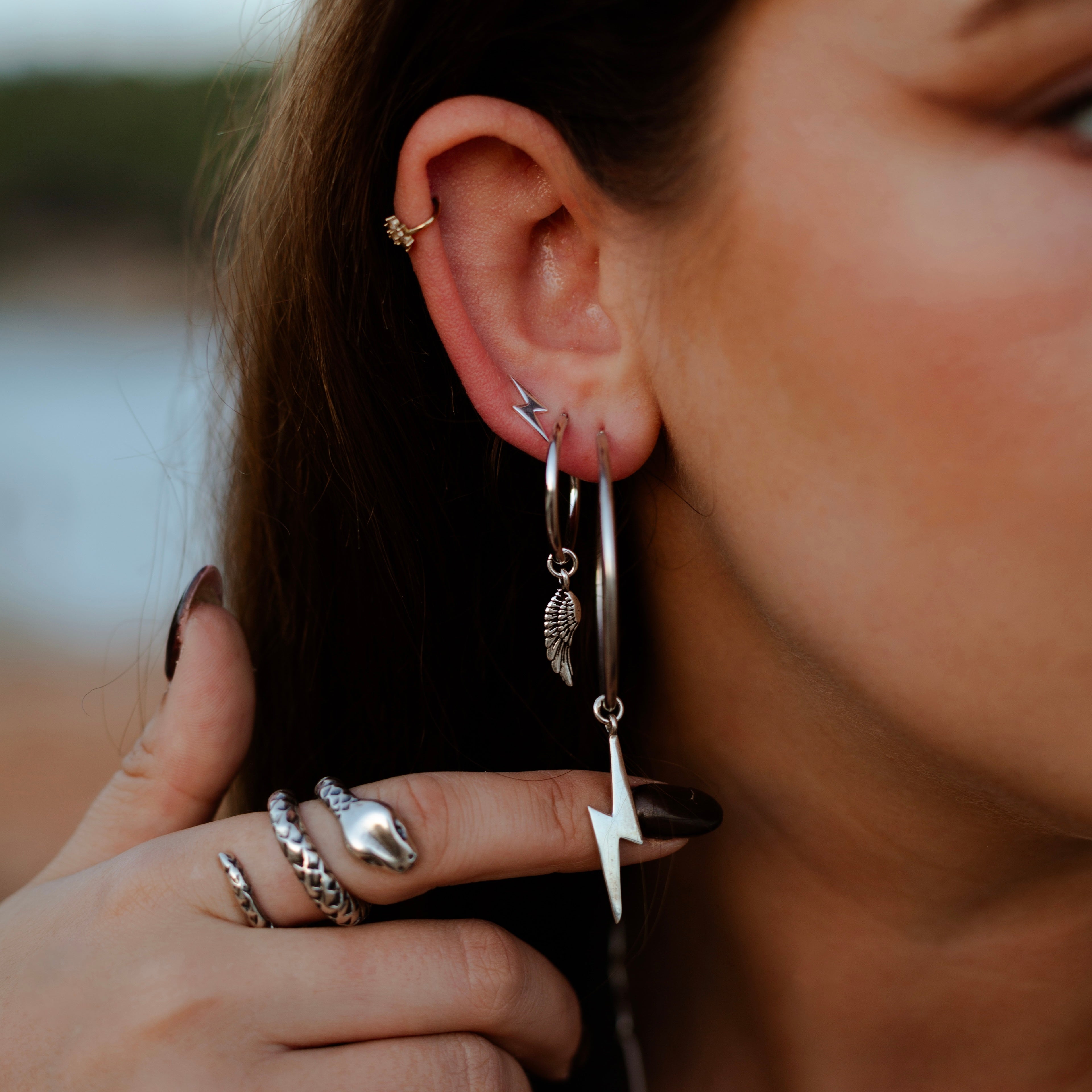 Medusa Snake ring