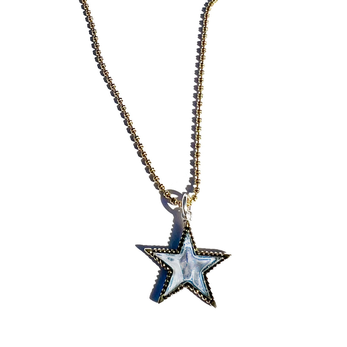 Rock Star Gold and Silver Necklace