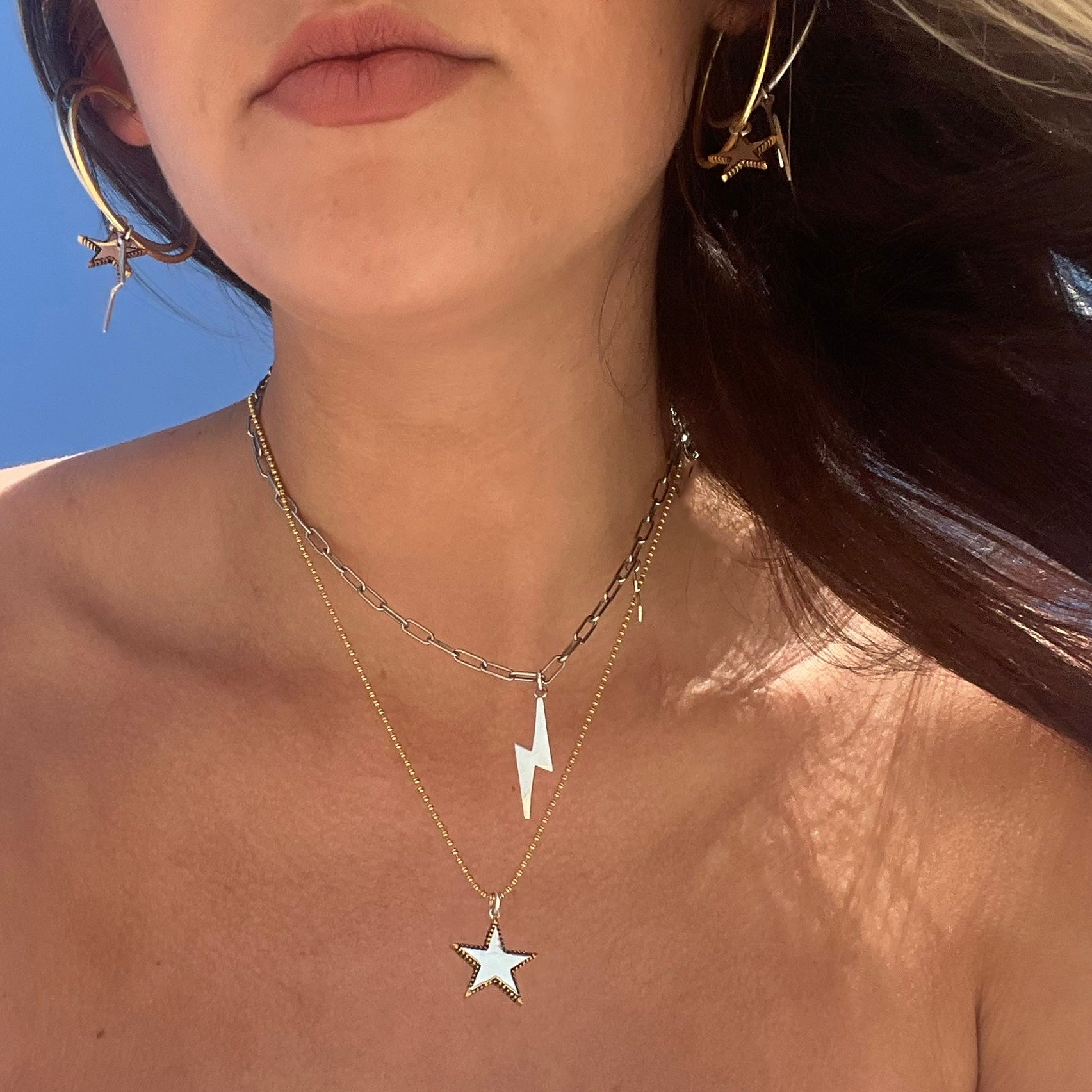 Rock Star Gold and Silver Necklace