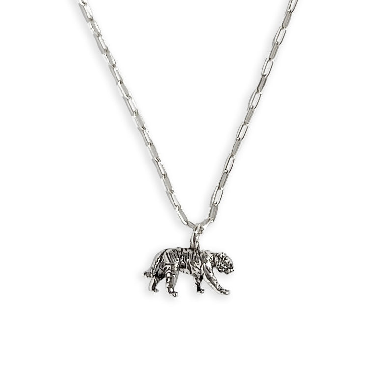 Born to be Wild Silver Necklace