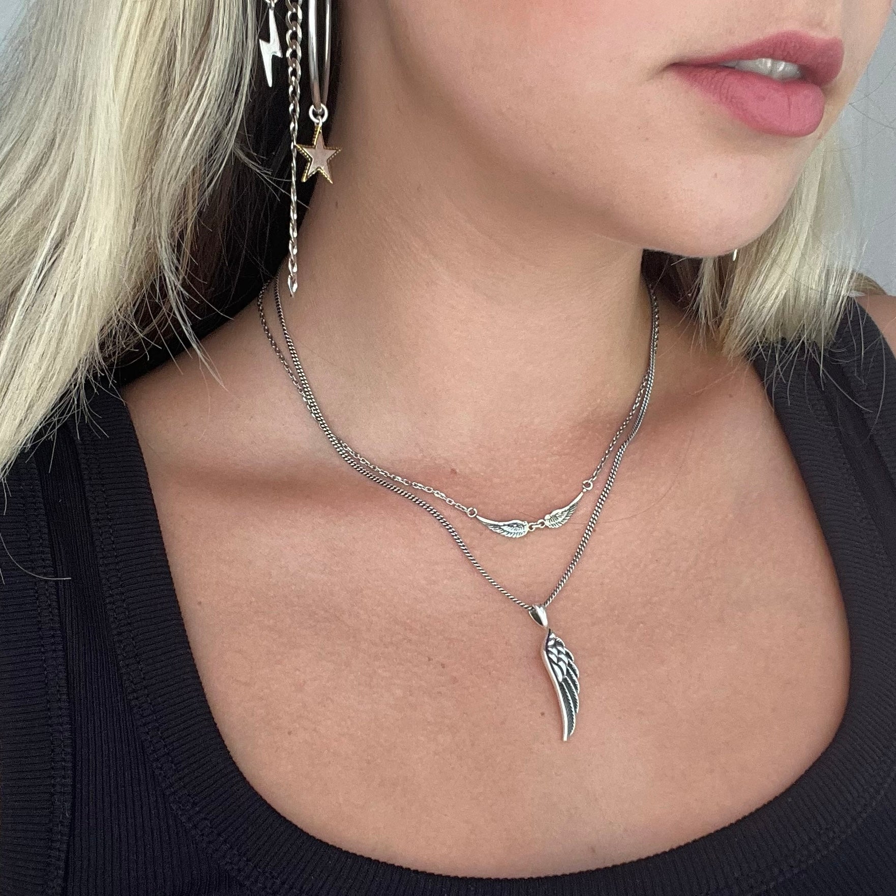 Little Wings Silver Necklace