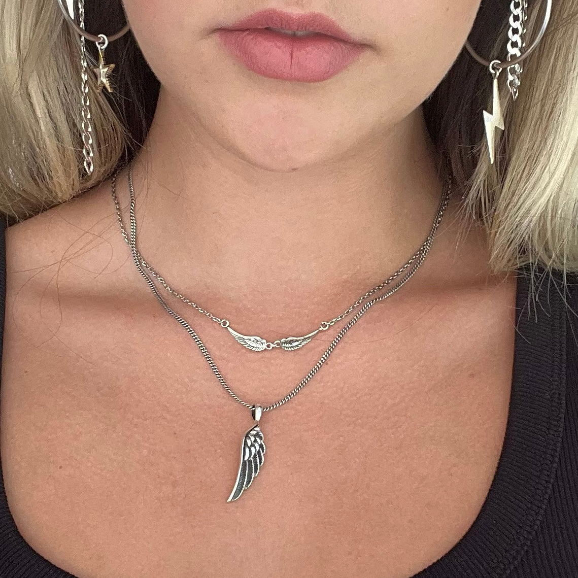 Little Wings Silver Necklace