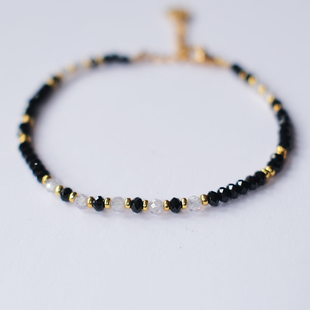 Monochrome Beaded Bracelet
