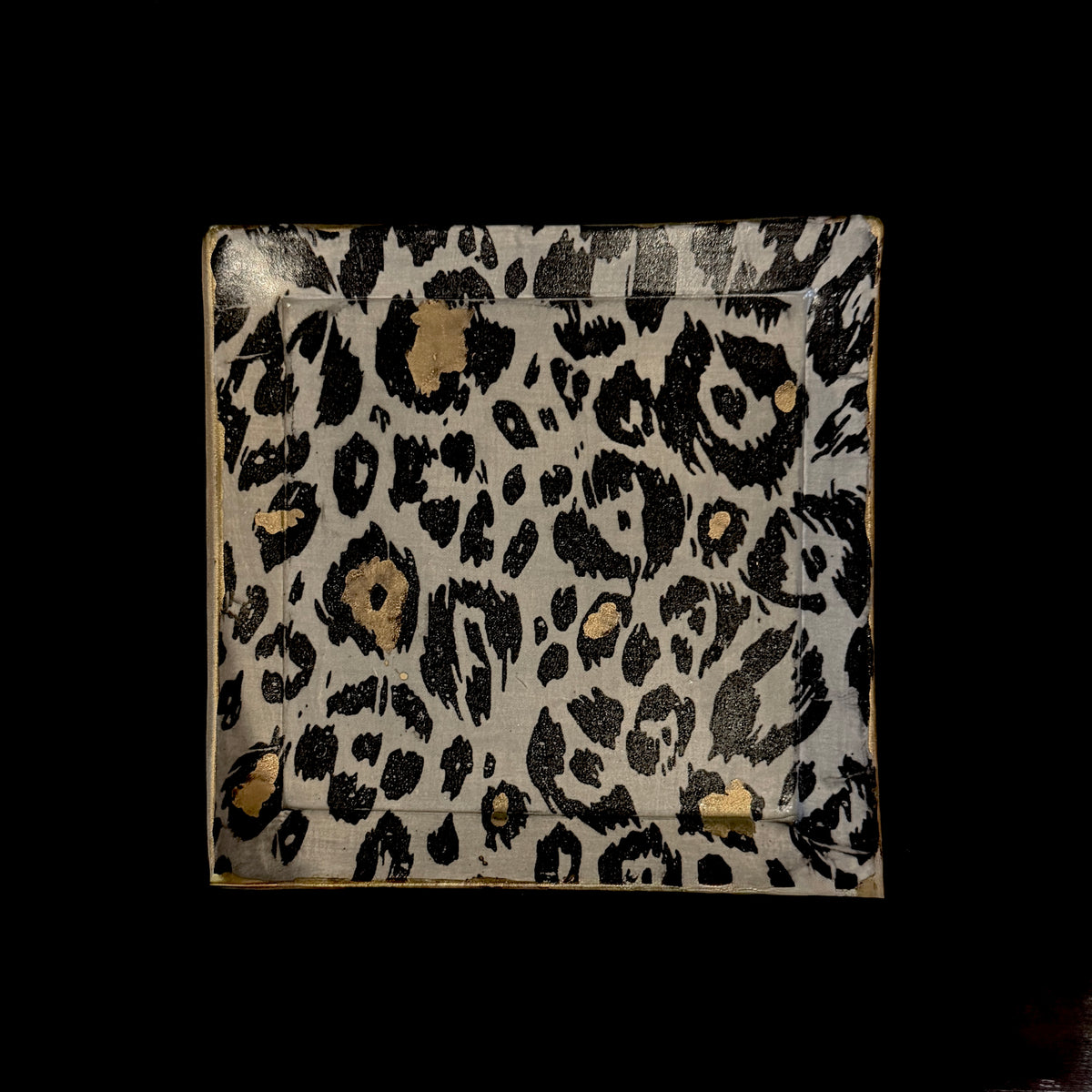 Leopard Print Shells Leopard Print Trinket dish