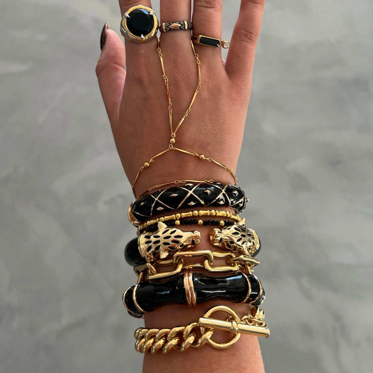 Curb Chain Bracelet Gold